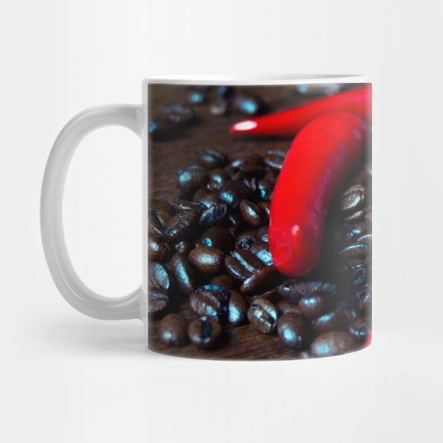 Hot Chili and Coffee Beans by SILVA_CAPITANA